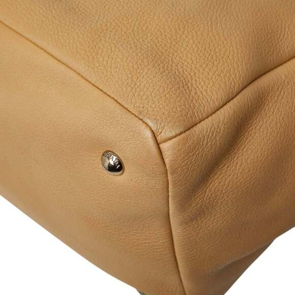 PRADA Cream Leather Shoulder Bag - Picture 6 of 13